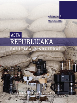 Imagen de portada revista, número 8, año 2009.