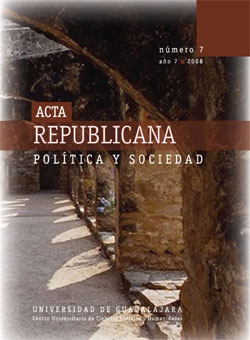 Imagen de portada revista, número 7, año 2008..